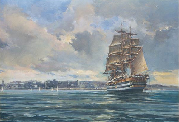 Marc Sardelli , pittore della Marina Militare